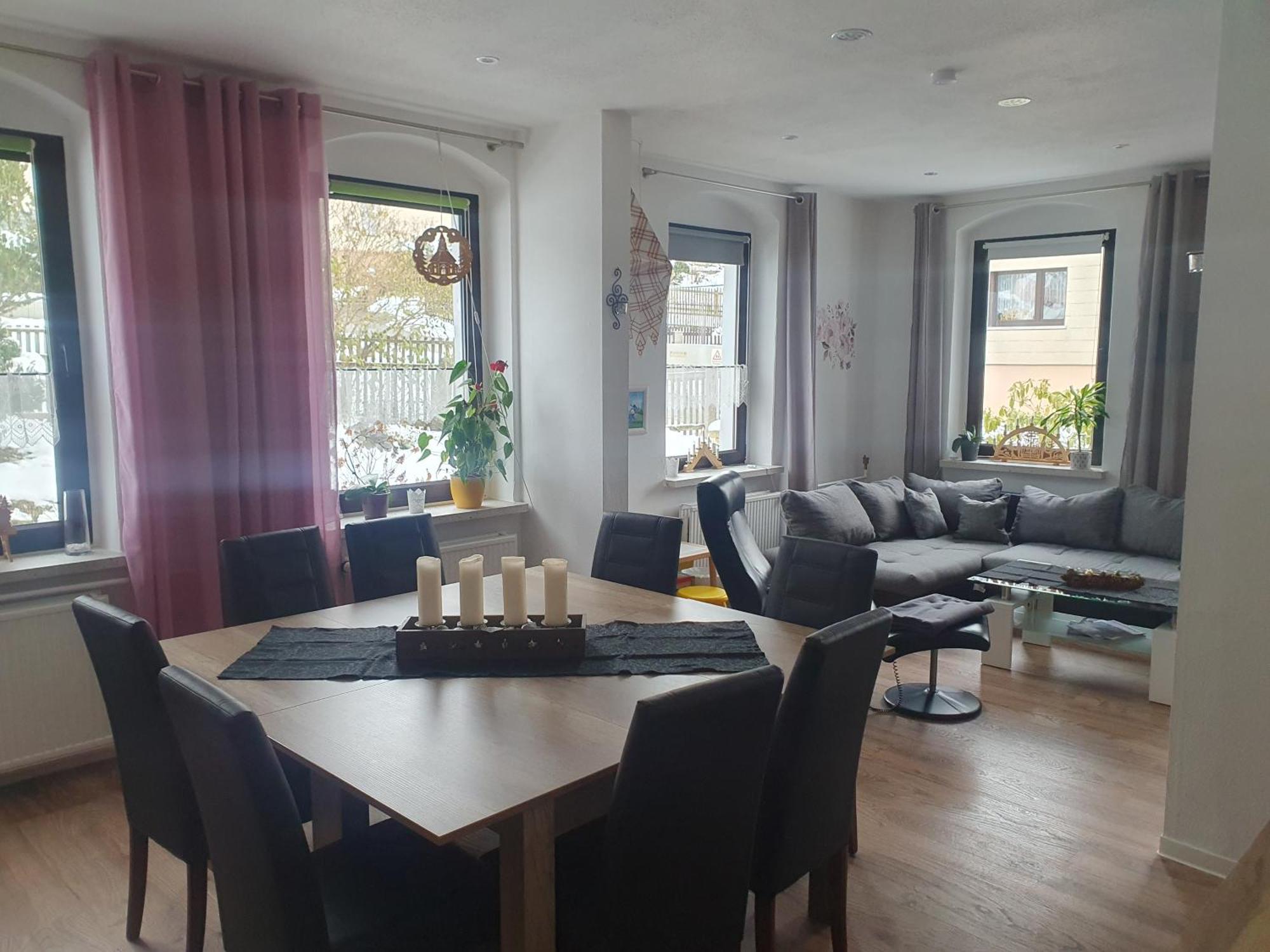 Familienfreundliche Ferienwohnung Erzgebirge Schneeberg  Luaran gambar